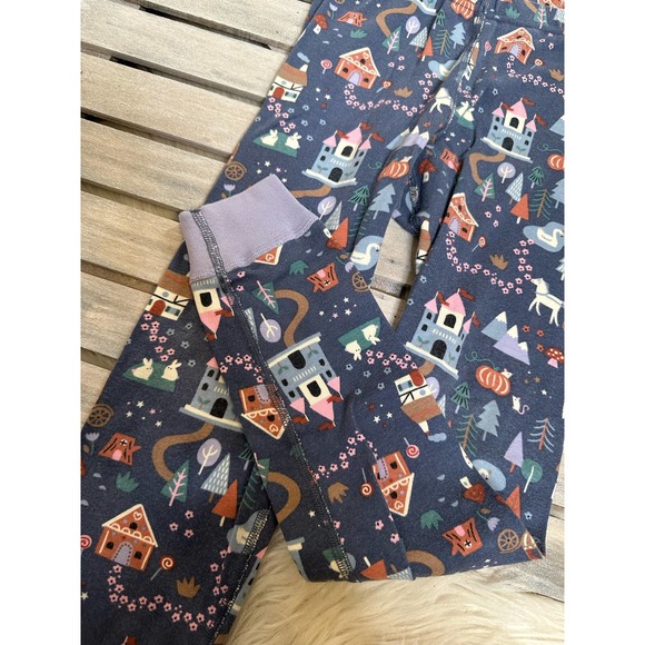 Hanna Andersson Horse Carriage Fairytale Castle 2 Piece Shirt Top Set - Picture 4 of 5